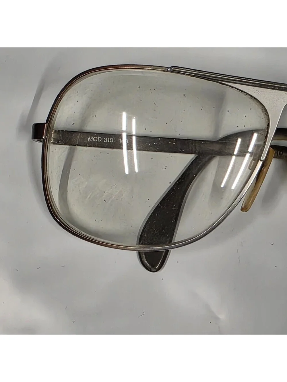 SILHOUETTE © Mod. 318 – Vintage Metal Eyeglass Frame, Austria 80s